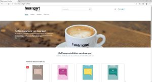 Neuer Online-Shop für huangart – feine Kaffeeröstung